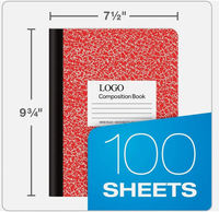 Cuaderno de composición con hilo de mármol de América del Sur, disponible en stock, tamaño B5, 200 páginas, rayado, para uso escolar y de oficina.