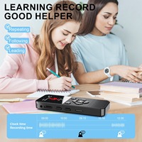 Lecteur MP3 N12 en alliage de zinc USB 2.0 format WMA, réduction de bruit HD, enregistrement de réunions d'affaires, idéal pour le commerce électronique