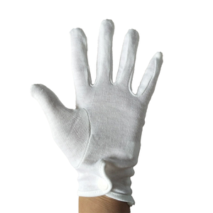 ถุงมือผ้าฝ้ายถักพร้อมกระดุมพลาสติกสำหรับงานเย็บแบบนุ่มใส่สบาย - Product Image 5