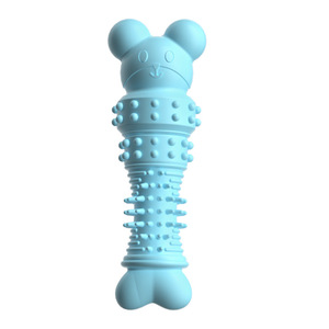 Jouet pour chien anti-stress à mâcher et à gratter, motif empreinte de dessin animé, résistant aux morsures, couineur, pour l'entraînement des animaux de compagnie, en caoutchouc durable - Product Image 4