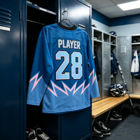 Maillot de hockey sur glace imprimé par sublimation en gros OEM, design personnalisé, uniforme de jeu pour équipe sportive