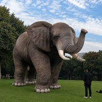 Nuevo diseño personalizado gigante volar Animal publicidad personalizada elefante inflable MODELO DE Animal inflable grande