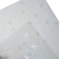 Planificador de papel de acetato de vitela transparente, papel de Pvc para divisor de planificador