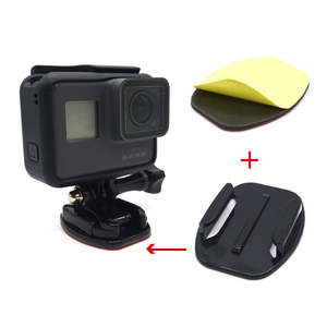 Haute qualité <span class=keywords><strong>3M</strong></span> autocollant VHB adhésif plat incurvé support pour GoPro accessoires casque planche de surf support pour GoPro 7 8 9 10 11 12 13 - Product Image 3