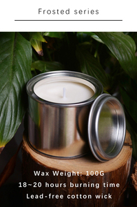 Vela de Pilar de Cera de Soja Ecológica Hecha a Mano con Tapa de Metal, Aroma a Lavanda para Meditación y Decoración del Hogar - Product Image 6