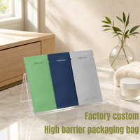 Sachets Mylar à trois soudures latérales pour emballage cosmétique, résistants aux fuites, pour parfums et voyages – Fabrication ODM/OEM