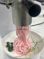 Nieuw Product 2025 Commerciële Spaghettipers-Ijsmachine Met Hoge Capaciteit Noedelvorm Zachte Pasta-Ijs