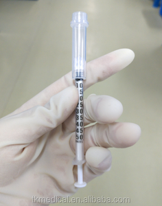 Jeringa DE SEGURIDAD desechable CE ISO 510K 0,5 ml con <span class=keywords><strong>aguja</strong></span> retráctil <span class=keywords><strong>29G</strong></span> 30G 31G - Product Image 4
