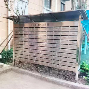 Boîtes aux lettres d'appartement résidentiel haut de gamme boîte aux lettres immobilière boîte aux lettres montage mural poste boîte aux lettres extérieure avec couvercle - Product Image 1