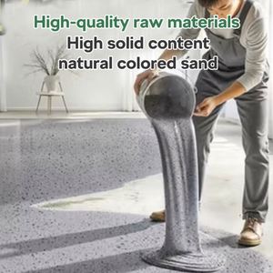 Revêtement de sol en époxy auto-nivelant effet marbre DEQI, respectueux de l'environnement, peinture liquide pour intérieur, peinture décorative pour bureau - Product Image 2