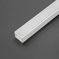 Profilé en aluminium LED SANAG Premium Designer avec RD-22B diffuseur anti-éblouissement à motifs pour un éclairage linéaire sans couture