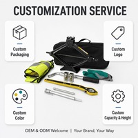 Cric ciseaux léger pour voiture 4 tonnes, outil de levage de pneus, kit d'urgence universel pour voiture, cric ciseaux d'entretien pour réparation simple