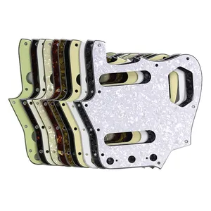 Tùy chỉnh 4ply trắng ngọc trai JA <span class=keywords><strong>Pickguard</strong></span> 10 lỗ Guitar tấm đầu cho JA Guar Guitar thay thế hoặc DIY dự án - Product Image 5
