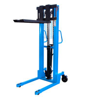 Chariot élévateur manuel Xinhanxiang, capacité 1 tonne, longueur de fourche 1150 mm, roues en PU, utilisation en intérieur, manutention de matériaux en entrepôt