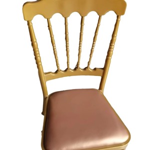 Wholesale <strong>Wedding</strong> Hotel Chair Iron Electroplated Gold Silver White Hotel Dining Chair Party Event Banquet Chair - Product Image 5