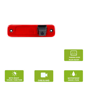 Cámara de Visión Trasera con Luz de Freno para Automóvil, Compatible con Ford Transit 2006-2013, para Estacionamiento, Reversa y Visión Nocturna - Product Image 2