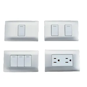 High quality US and Italy standard made in China factory manufacturer wall switch for home light use with usb, tv