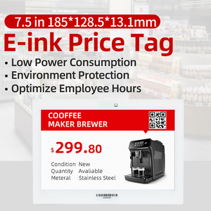 باستخدام لسوبر ماركت أو مطعم الرقمية E-الحبر ملصق الرفوف كبيرة مجلس Esl ملصق تعريف للرف الإليكتروني ملصق الرفوف 7.5 - Product Image 2