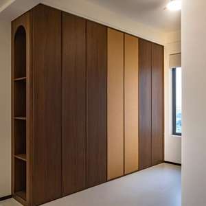 Armario de dormitorio de madera de estilo moderno medieval personalizado, almacenamiento de tamaño completo, muebles para el hogar - Product Image 6