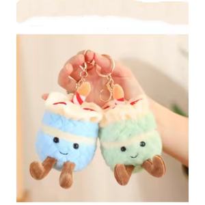 Pendentif en forme de succulente, accessoire de sac, porte-clés, ornement de poupée gâteau, idéal comme cadeau de festival pour filles et garçons - Product Image 6