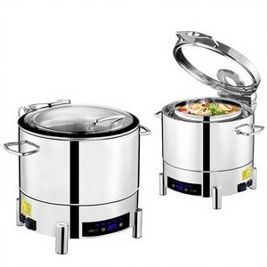 หม้ออุ่นอาหารแบบไฮดรอลิก สแตนเลสอย่างดี ฝาปิดกระจกอเนกประสงค์ ควบคุมด้วยระบบสัมผัส เก็บความร้อนได้ดี เหมาะสำหรับบุฟเฟ่ต์เชิงพาณิชย์ - Product Image 4