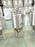 Réservoir de fermentation conique en acier inoxydable 100L 1BBL 200L 300L 500L 1000L 2000L 3000L à vendre