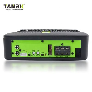 TANBX Nouveau design Caisson de basses ultra-fin de 6,5 pouces pour <span class=keywords><strong>voiture</strong></span> sous le siège avec amplificateur <span class=keywords><strong>SPL</strong></span> Actif Puissance Caisson de basses fin pour <span class=keywords><strong>voiture</strong></span> - Product Image 5