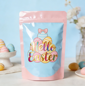 ออกแบบฟรี โลโก้สั่งทำได้ ซองซิปล็อคแบบตั้งได้ วัสดุ PET PE สำหรับใส่ขนม อาหาร ปิดผนึกด้วยความร้อน ปลอดภัยและใช้งานได้จริง - Product Image 3