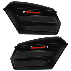 Alforjas Traseras ABS de 24L para Motocicleta, Estilo Bagger, para Road King, Street Glide, Chopped, 2014-2023 - Product Image 1
