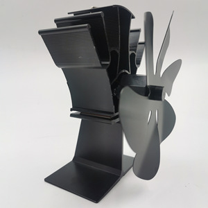 Ventilateur de poêle à bois 2026 sans électricité, souffleur de chauffage pour foyer avec thermomètre, adapté aux poêles à bois - Product Image 2