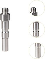 Adaptateur de mamelon d'accouplement KEW en acier inoxydable 1/4 ''connecteur rapide haute pression pour lave-auto outils de nettoyage de mousse de neige