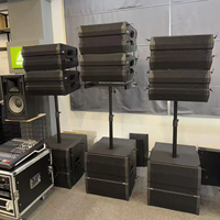 Speaker Line Array Koaksial 10 inci dengan Driver Neodymium Profesional untuk Gereja, Teater, Livehouse, dan Konferensi, Mendukung OEM