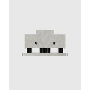 Parachoques Metálico Grande T-REX.Z, Carcasa de Acero Galvanizado en Caliente, Amortiguadores de Goma SBR, Ancho 200xAlto 500xProfundidad 100mm. - Product Image 5