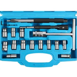 Kit de 17 Piezas de Alta Calidad para Limpiar y Rectificar Asientos de <span class=keywords><strong>Inyectores</strong></span> Diésel, de Acero al Carbono, para <span class=keywords><strong>Reparación</strong></span> de Motores Diésel - Product Image 5