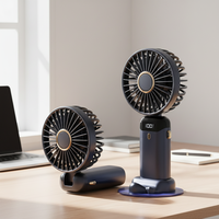 Ventilateurs portatifs électriques puissants à piles, technologie rechargeable par USB, design pliable pour les voyages, le bureau et la voiture