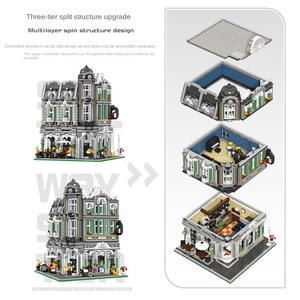 Jiestar 89100 <span class=keywords><strong>Jazz</strong></span> Caf, Escena Urbana Comercial, Edificio Moderno, MOC, Bloques de Construcción de Plástico ABS de Piezas Pequeñas, Modelo de Ensamblaje, Juguete 1:3 - Product Image 3