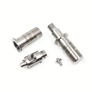 Pièces de quincaillerie de précision en alliage d'acier inoxydable usinées CNC industrielles, prototypes personnalisés, pièces d'automatisation, perçage et brochage - Product Image 6