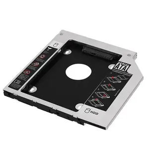 Aluminium 9.0/9.5/12.7Mm 2.5 Inci 2nd Hard Disk Caddy SATA3.0 SSD Bracket Adapter Kedua Hdd Caddy Laptop