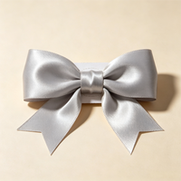 Nœuds en ruban en gros personnalisables de 3 pouces en satin imprimé par transfert pour nœuds de cheveux DIY