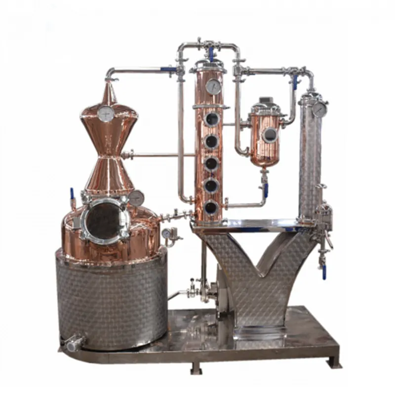 1000L Copper Pot Whiskey Still Distillery Equipment