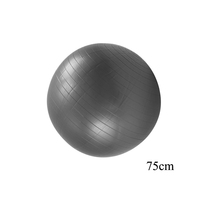 Ballon de yoga extra large en PVC épaissi de 75 cm, violet, anti-éclatement, pour utilisateurs de grande taille, équipement professionnel pour le conditionnement corporel complet
