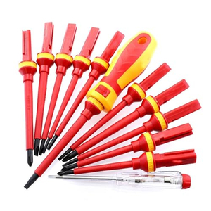 Kit d'outils de réparation électrique 13 pièces 1000V à succès – Tournevis et outils manuels, compatible OEM, emballage en mallette rigide - Product Image 3