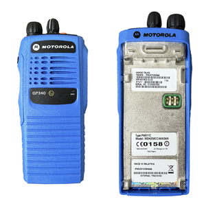 Radio portable <span class=keywords><strong>Motorola</strong></span> GP340Ex UHF/VHF 16 canaux, radio professionnelle portable certifié<span class=keywords><strong>e</strong></span> ATEX, radio bidirectionnelle pour zones dangereuses - Product Image 2