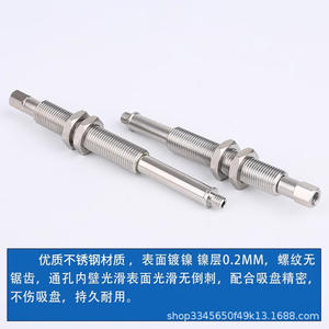 Soporte de ventosa de acero inoxidable SMC serie ZPT M10, accesorio de vacío de grado industrial para manipulación de vidrio - Product Image 4