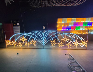 Guirlandes lumineuses LED pour la décoration de la ville, lumières de Noël imperméables, motif étoile 2D, IP65, pour les festivités en plein air, décoration de la <span class=keywords><strong>maison</strong></span> - Product Image 5
