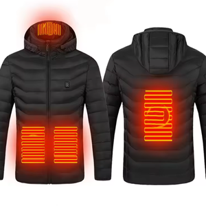 Veste chauffante électrique pour homme avec 3 niveaux de température, couverture chauffante pour vêtements d'hiver, zone de chauffage à choix libre - Product Image 5