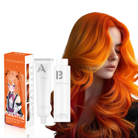 PURESTYLE Tailandia Venta caliente Orgánico No alérgico Sin amoníaco Tinte para el cabello Crema Natural Permanente Conjunto de tinte para el cabello