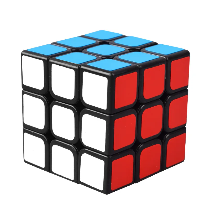 Cubo mágico de brinquedo 3x3, cubo educacional de velocidade