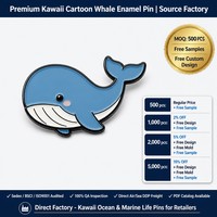 Épingles en émail personnalisées XR, badges métalliques souples et rigides, thème baleine et vie marine, style Kawaii, broches, cadeaux, vente en gros, épingles de revers personnalisées