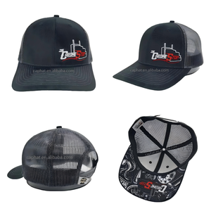 Высококачественная Кепка Richardson 112 для дальнобойщика, джинсовая тканевая шляпа с вышитым логотипом, хип-хоп, охота на открытом воздухе, Мужская сеть, спортивный бейсбол - Product Image 2